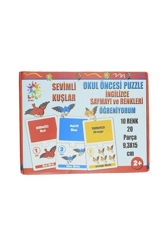 Laço RT-RYL-HMR11660 Sevimli Kuşlar Okul Öncesi Eşleştirme Oyunu 20 Parça