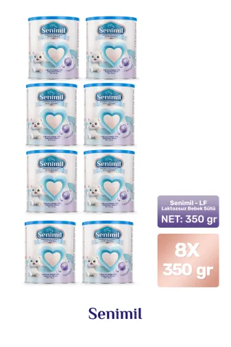 Laktozsuz Bebek Sütü 350 Gr 8 Li Avantaj Paketi
