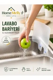 Lavabo Kenarı Su Sıçratmaz Silikon Koruyucu – Tezgah ve Ocak Yanı Su Bariyeri