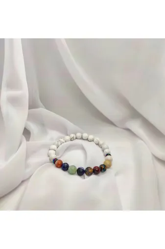 Lavinia Atelier Hgb01 Havlit, Opal , Amazonit, Murano Kuvars, Yıldız Taşı, Kaplan Gözü Gezegenler Doğal Taş Bileklik