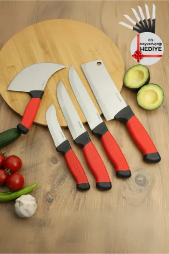 Lazoğlu LAZOGLUBRK5Lİ Redmaster 5 Parça Bıçak Seti