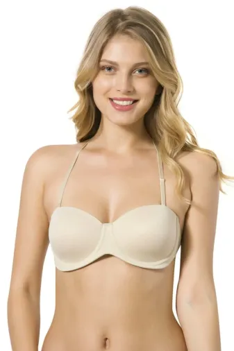 Le Jardin 1-ZAD-9135 Le Jardın Sırtı Şeffaf Silikonlu Desteksiz Straplez Sütyen 7043