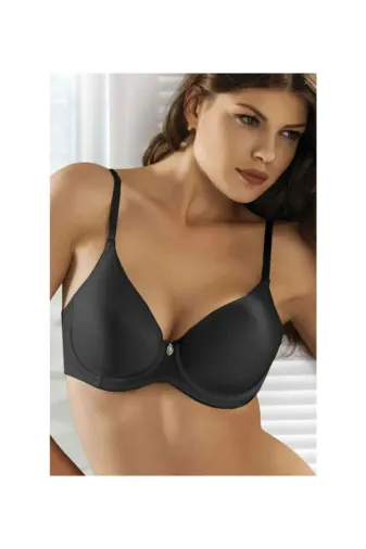 Le Jardin 9405 Desteksiz Balenli Micro Soft Sütyen-Siyah