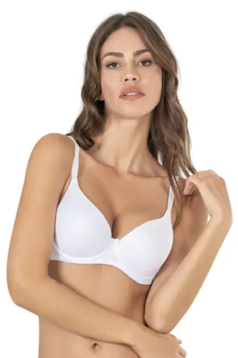 Le Jardin HS017080 Kadın Beyaz Dolgulu Destekli Basic Bra Sütyen 7080