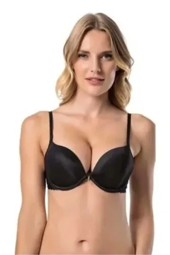 Le Jardin LJ7034 7034 2 Beden Büyük Gösteren Micro Kapli Sihirli Sütyen Siyah