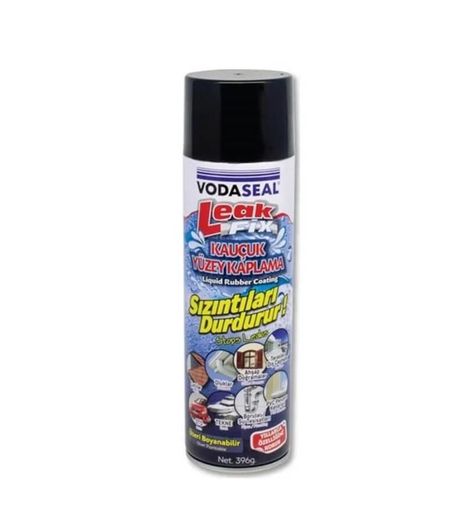 Leak Fix Kauçuk İzolasyon Spreyi 396 gr Siyah