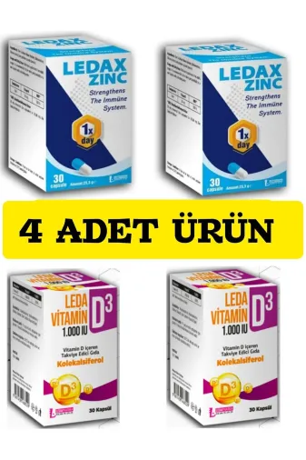LEDA cinkld Çinko 30 Kp Ve D 3 Vitamini