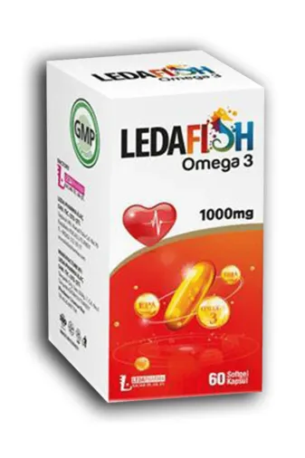 LedaPharma 4a-LDPHRM_LDFSHOMG60_01 Ledafısh Omega 3 60 Kapsül