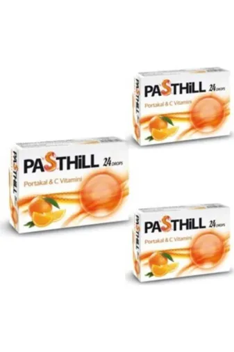 LedaPharma 8681438468116-3 Pasthill Portakal 3'lü Paket X 24 Adet