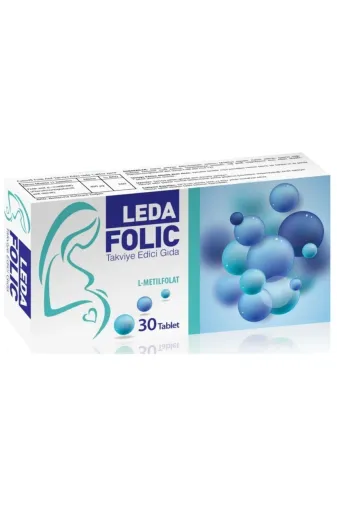 LedaPharma ADLFLC Leda Folıc 30 Tablet Folık Asıt
