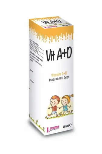 LedaPharma ECZ39 Ledavit Vit A+D Vitamins A+D Pediatric Oral Drops 20Ml