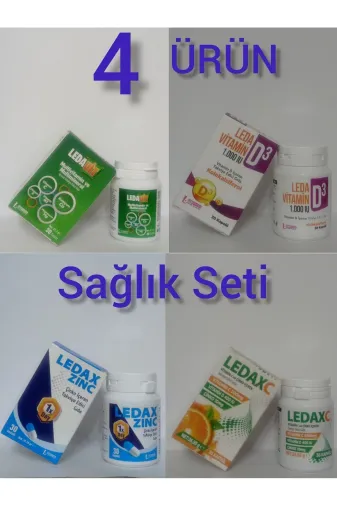 LedaPharma ldxc Ledax C+. D Vitamini+. Çinko+. Multivitamin 30 Kp