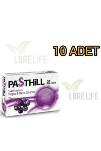 LedaPharma leda pastil k mürver Leda Pharma Karamürver 24 Lüx 10 Adet