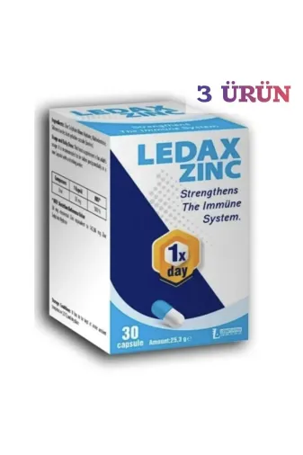 LedaPharma TYC11LYF9N169333745755162 Leda Pharma Zinc Kapsül 3 Adet