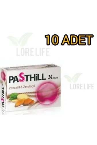 LedaPharma zerdeçal zencefil 10 Pasthill Zencefil/zerdeçal 24 X 10 Adet