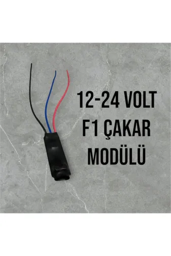 Leddekor f11224 12 - 24 Volt F1 Çakar Modülü Devresi