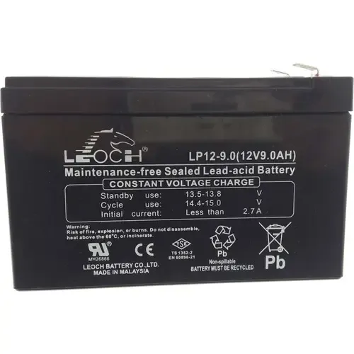 leoch 12v 9ah kuru tip akü (tse belgeli) [850120009041]
