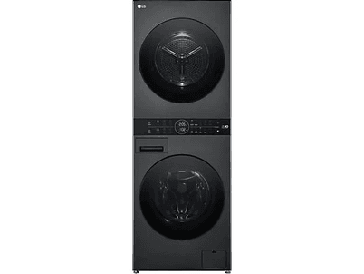 LG 1235726 W4W8Bvkkzhm A Enerji Sınıfı 12 Kg Yıkama 10 Kg Kurutma 1400 Devir Çamaşır Ve Kurutma Makinesi Platin Siyah