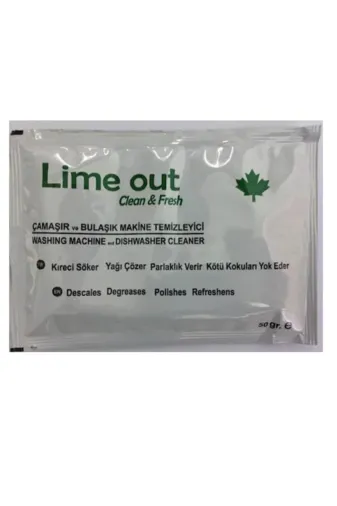 LİME OUT 002 Kireç Ve Yağ Çözücü Toz-Çamaşır Makinesi-Bulaşık Makinesi ( 1 Adet )