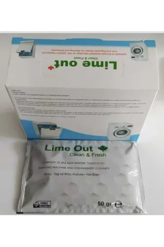 LİME OUT 26367272 Ermiya Çamaşır Ve Bulaşık Makinesi Temizleyici 12 Adet ( 48 Ad Alana 6 Ad Bedava )