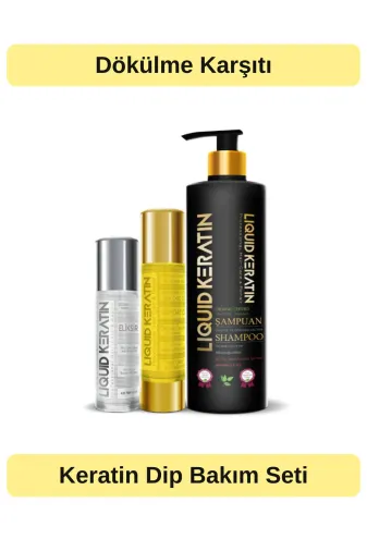 Liquid Keratin KRS7771-YHB Yağlanan Saçlar Için Keratin Bakım Seti