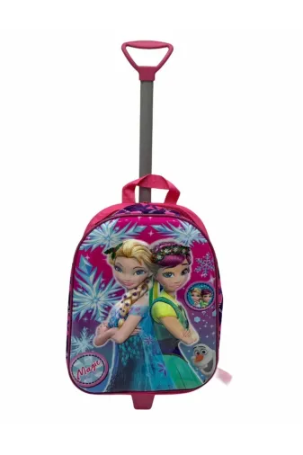 LN1700-02 Çekçekli Karlar Ülkesi Anaokul-Kreş Kız Çantası