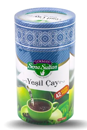 Lokman Sena Sultan 37139 Yeşil Çay Bitki Çayı 42 Süzen Poşet 65 Gr