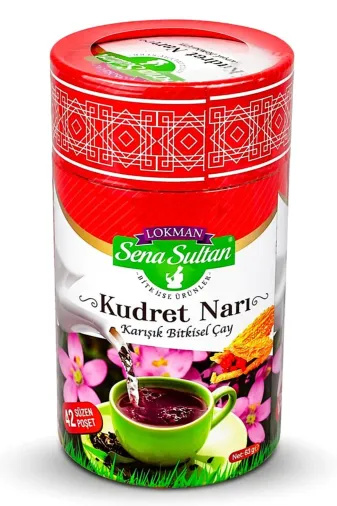 Lokman Sena Sultan 81203\001 Kudret Narı Karışık Bitki Çayı 42 Süzen Poşet 65 Gr