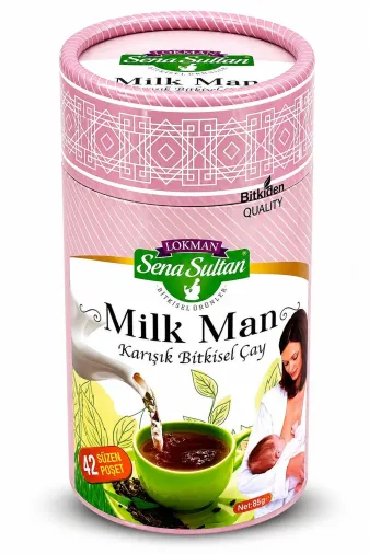 Lokman Sena Sultan KARIŞIK BİTKİ ÇAYI Milk-Man Bardak Poşet Çay 42'li