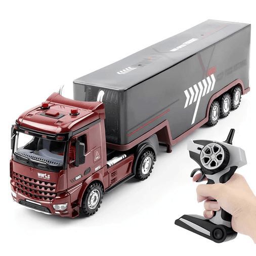 Long Vehicle Kumandalı Işıklı Dorseli Pilli Tır