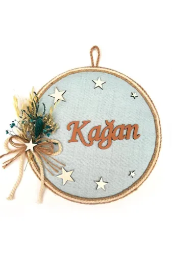 Lora Davet Erkek Bebek Kapı Süsü, Hastane Kapı Süsü, Duvar Süsü (1 Adet) Mavi - 36108