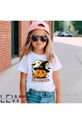 lovver ccd1 Helloween Cadılar Bayramı Özel Tasarım %100 Pamuk Premium Baskı Tişort