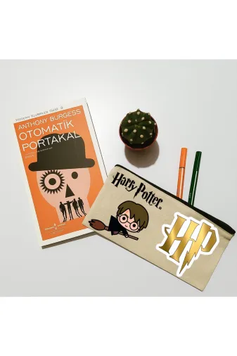 lovver har1 Harry Potter Tasarımlı Premium Baskı Kaliteli Fermuarlı Kalemlik