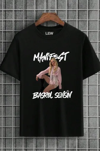 lovver hilo2 Manifest Lidya Özel Tasarım Pamuklu Premium Baskı Tişört