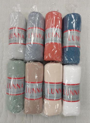 Lunna Home Lastikli Çift Kişilik Penye Çarşaf (160x200)-Asorti