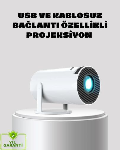 Luord Store 113470792 Kablosuz Bağlantılı Full Hd Ev Sinema Projeksiyonu 160 Ansı Lümen