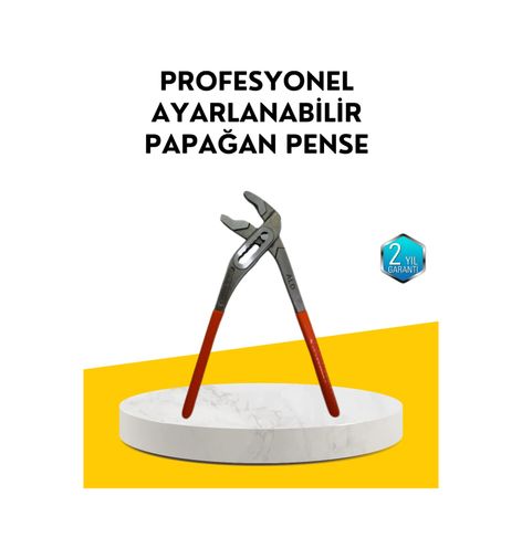Luord Store TRİTHLTUCZZZAYARLIPENSE-4-BLNCCC Profesyonel Ayarlı Pense Kurbağacık Ağzı Geniş Açılım