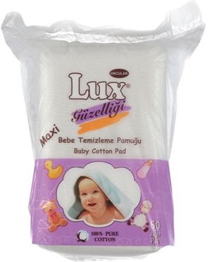 Lux Bebek Temizleme Pamuğu 60 Adet Tekli Pk
