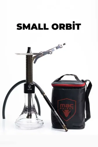 MAC SHISHA 00056 Mac Çantalı Small Orbit Modeli Tam Takım Nargile Takımı Orta Boy Nargile Takımı