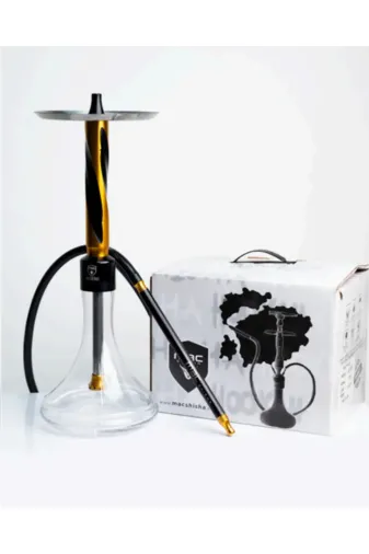 MAC SHISHA Big Dubai Nargile Takımı Özel Tahliye Sistemli Profesyonel Nargile Takımı