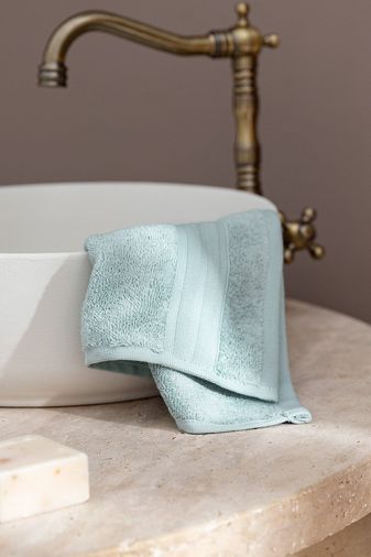 Madame Coco 8684427029480 Martha Yüz Havlusu (Tencel™) - Mint Yeşili - 50X80 Cm