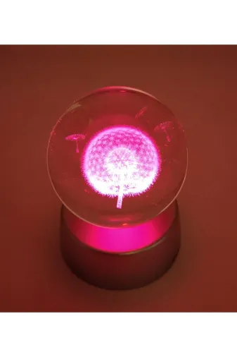 MAGIC TOYS HED-ERN230225-47 Işıklı Renkli Polen Kristal Cam Küre
