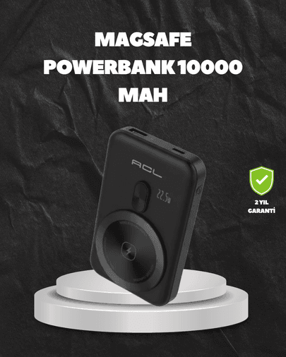 MagSafe Uyumlu Kablosuz Powerbank Taşınabilir Hızlı Şarj