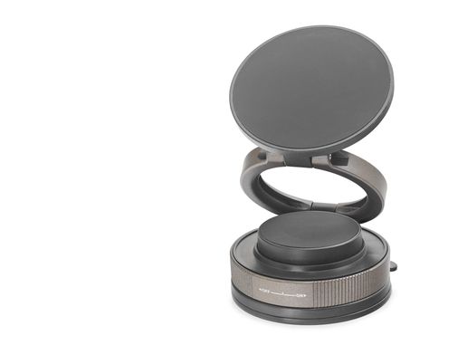 Magsafe Uyumlu Manyetik Vantuzlu 360° Döner Araç Içi Telefon Tutucu Abs - Siyah HDX8026