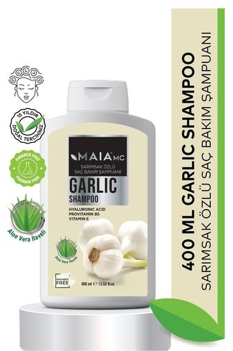 Maia mc maıasarımsakşam179 Sarımsak Şampuanı Aleo Vera İlaveli 400 Ml