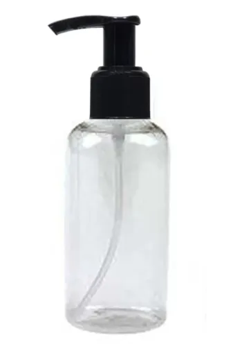 makrobay MBGCSP100 5 Adet Sert Plastik Boş Sıvı Sabun Pompalı Şişe 100 Ml [Kimyasala Dayanıklı]