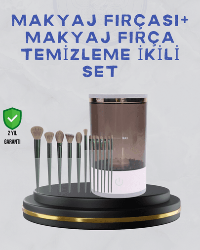 Makyaj Fırçası ve Elektrikli Fırça Temizleyici Kampanya Paketi