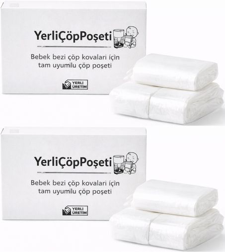 Mandaş Tommee Tippee Twist & Click Çöp Poşeti Tam Uyumlu Yerli (3 Lü Yedek Set) KOVASIZ (2 Li Set)