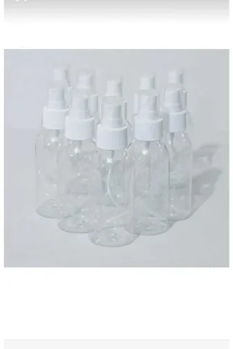 manolyabuklet TYB7DSF27VMCBKMF57 50Ml Fısfıs Spreyli Kapaklı Silindir Pet Şişe 100 Adet
