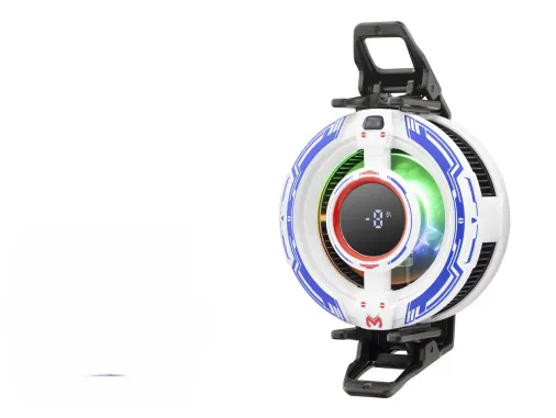 Manyetik Klipsli Telefon Soğutucu Fan Rgb Isı Göstergeli Beyaz CX16